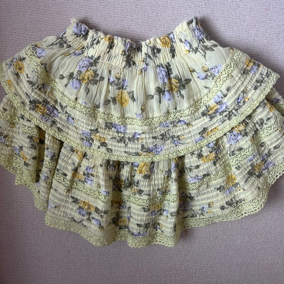 Aerie Mini Ruffle Skirt | Floral | Size Small - Picture 3 of 3